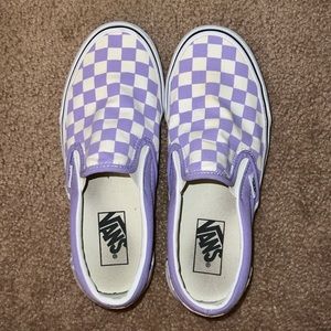 Vans checkered slip on